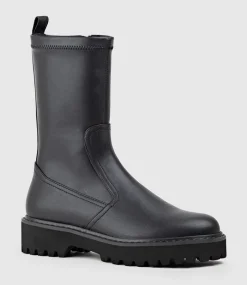 Worsley Stretch Ankle Boot On Unit In Black