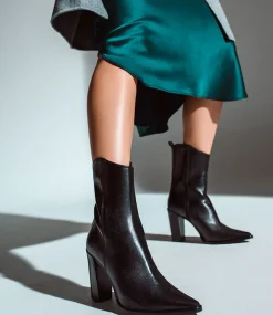Xena Western Ankle Boot In Black