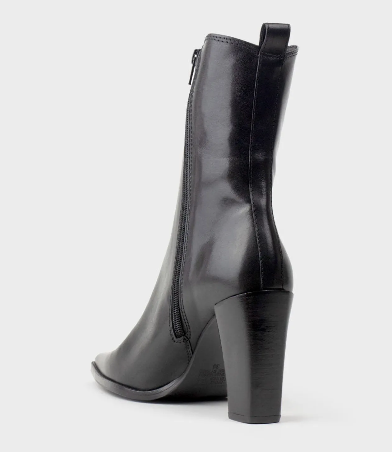 Xena Western Ankle Boot In Black