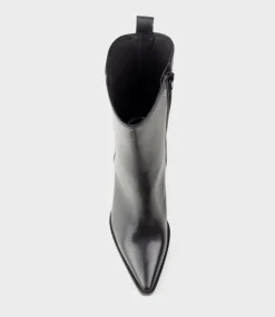 Xena Western Ankle Boot In Black