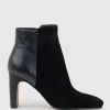 Zara85 Half And Half Ankle Boot In Black