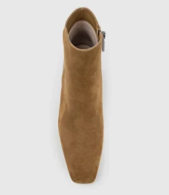 Zara85 Half And Half Ankle Boot In Tan