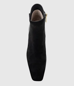 Zara85 Half And Half Ankle Boot In Black