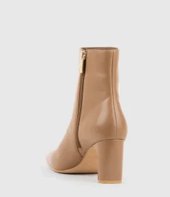 Zuno70 Square Toe Ankle Boot In Tan Calf