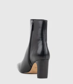 Zuno70 Square Toe Ankle Boot In Black Calf